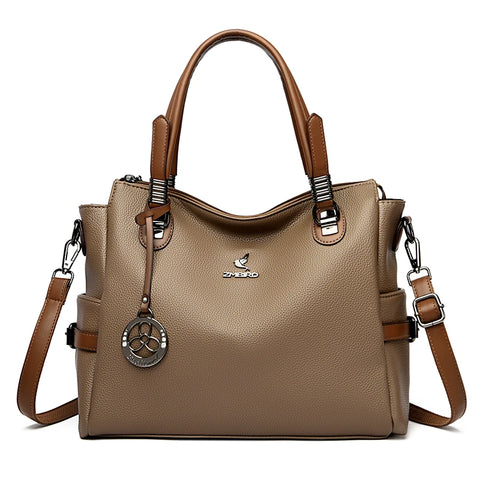 Luxury Soft Leather Shoulder Bag for Women