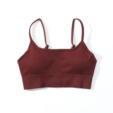 SOISOU Nieuwe Yoga BH Top voor Dames - Ademende Sport BH
