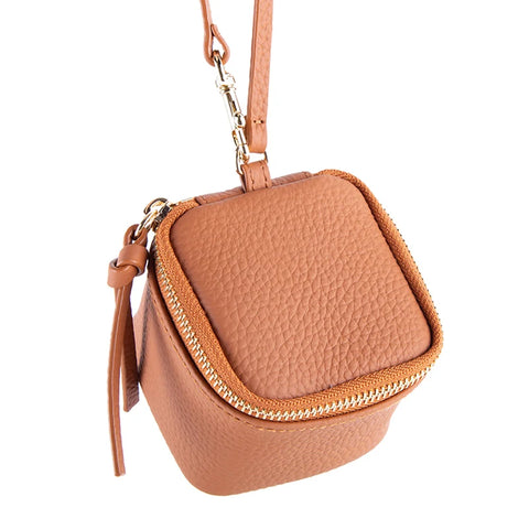 Zency 100% Echt Lederen Make-up Organizer Clutch
