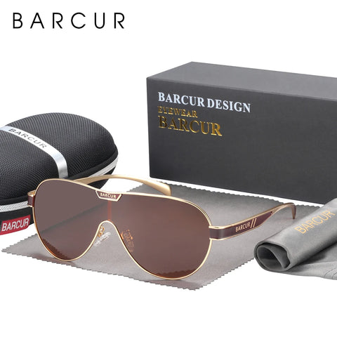 BARCUR gepolariseerde zonnebril – tijdloze UV400 unisex bril