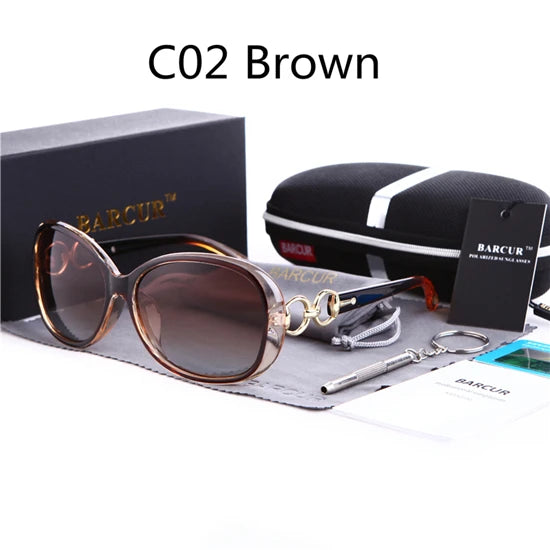 BARCUR Vintage Polarized Sunglasses – Designer Unisex Eyewear