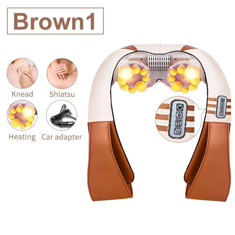 JinKaiRui U Shape Shiatsu Massager with Gift Box