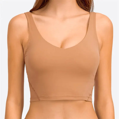 Nepoagym PASSION Tanktop met ingebouwde bh voor yoga en sportschool
