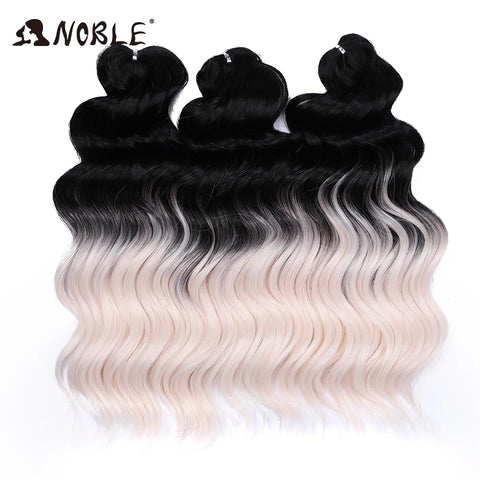 Noble Synthetic Twist Crochet Curly Hair 16“ Rainbow Color