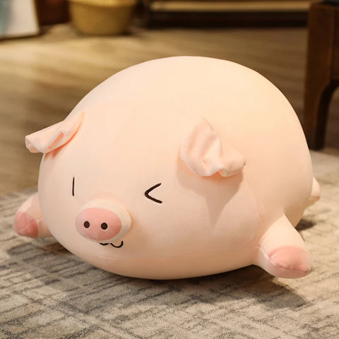 Squish Pig Pluche Kussen - 40/50/60/80cm Zacht Liggend Varken Knuffeldier voor Kindercomfort &amp; Cadeaus