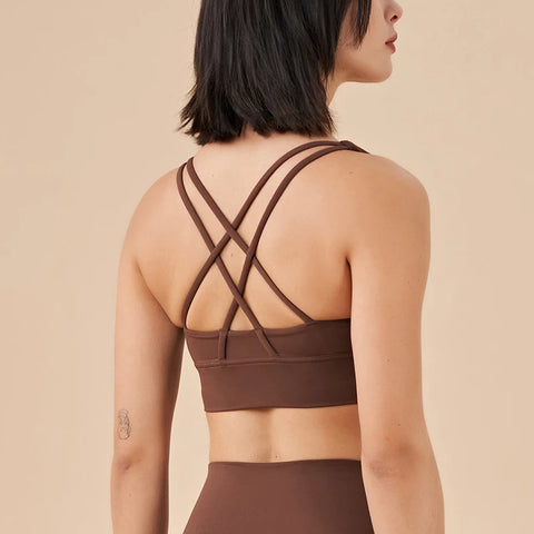 SOISOU Dames Cropped Bralette - Ademende sportbeha in 25 kleuren