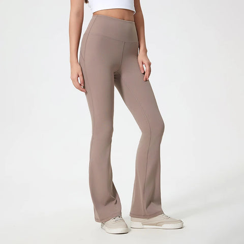 Nepoagym 31" dames flare legging met buikcorrectie