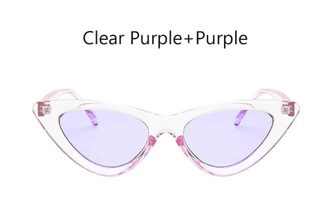 Vintage roze cat-eye zonnebril - Retro UV400 damesmode