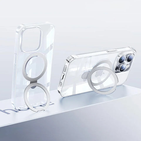 Baseus Magnetic Stand Case for iPhone 16/15/14/13 Pro Max - 180° Adjustable Kickstand & Magnetic Charging