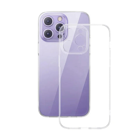 Baseus Clear TPU Case for iPhone 11-16 Pro Max Plus - Soft, Transparent Protection for XS Max, XR, X