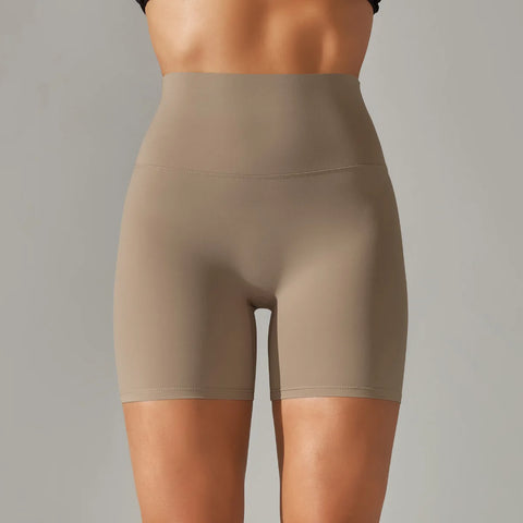 Summer High-Waist Push-Up Yoga Shorts – Fitness, Gym & Bike Shorts for Women