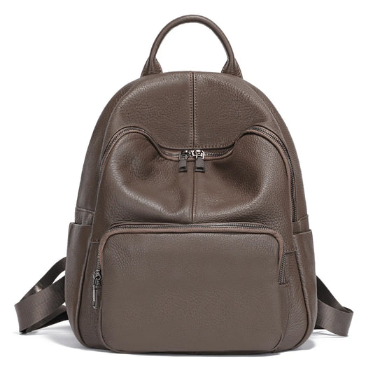 Zency Women Backpack - 100% Genuine Leather Travel & Schoolbag