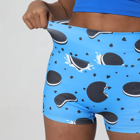 SOISOU Printed Beach Shorts for Women - High Waist, Breathable & Stylish
