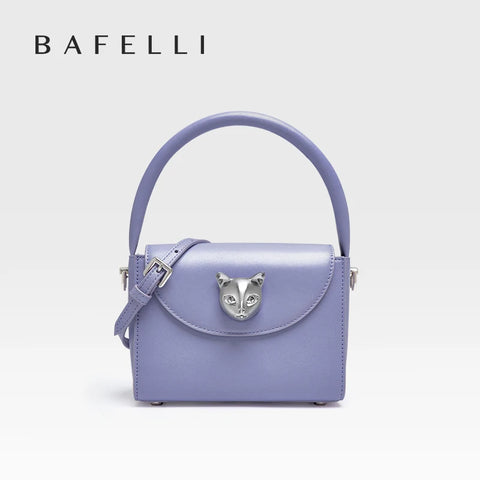 BAFELLI Women's 2025 Small Leather Handbags - Luxury Cat Crossbody
