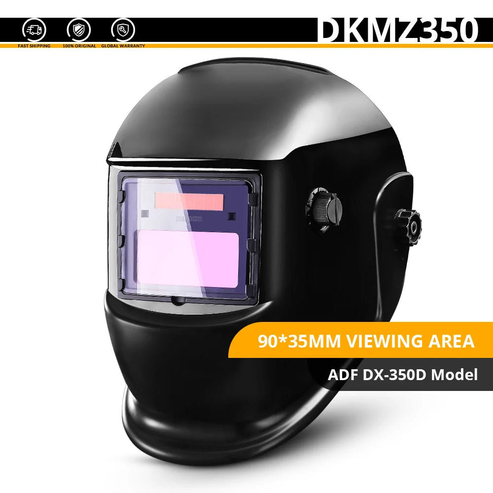 DEKO DKMZ350 Auto-Darkening Welding Helmet – Light-Filter Goggles for MIG, MMA & TIG Work