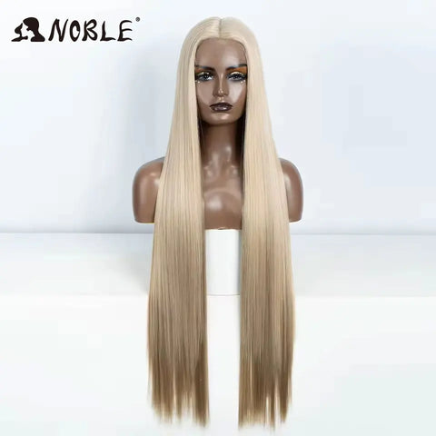 Noble Cosplay Wigs for Black Women - 38 Inch Ombre Blonde Lace Wig