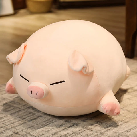 Squish Pig Pluche Kussen - 40/50/60/80cm Zacht Liggend Varken Knuffeldier voor Kindercomfort &amp; Cadeaus