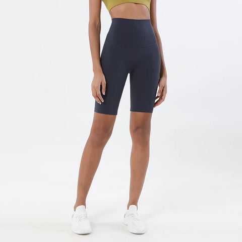 SOISOU Dames Nylon Shorts met Hoge Taille
