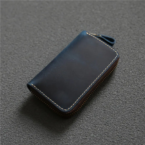 Zency Genuine Leather Unisex Car Key Holder – Elegant Key Organizer