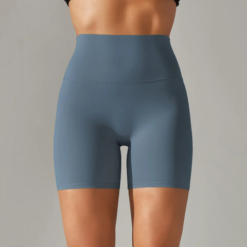 Summer High-Waist Push-Up Yoga Shorts – Fitness, Gym & Bike Shorts for Women