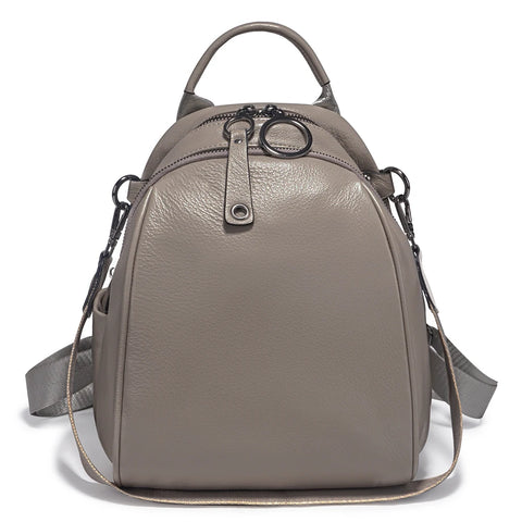 Zency Women's Soft Genuine Leather Travel Backpack
