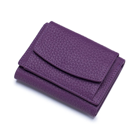 Zency Genuine Leather Wallet Case for Women - Stylish Mini Coin Purse & Card Holder