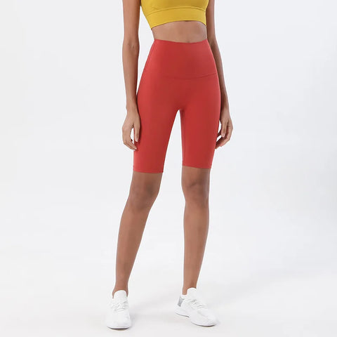 SOISOU Dames Nylon Shorts met Hoge Taille