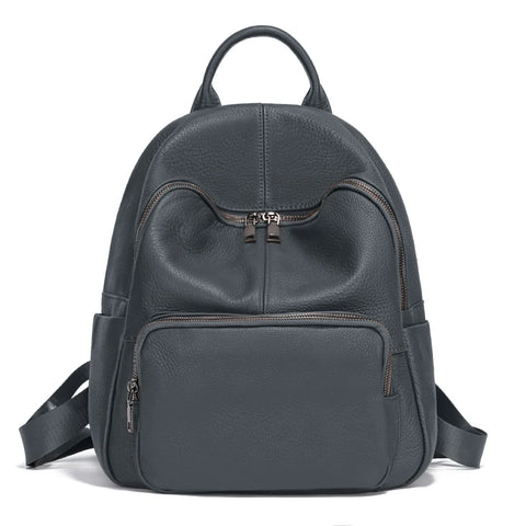 Zency Women Backpack - 100% Genuine Leather Travel & Schoolbag