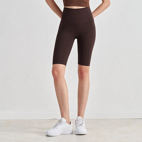 SOISOU Dames Nylon Shorts met Hoge Taille