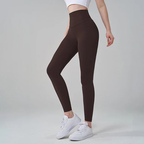 SOISOU Nylon yogabroek met hoge taille voor dames en meisjes