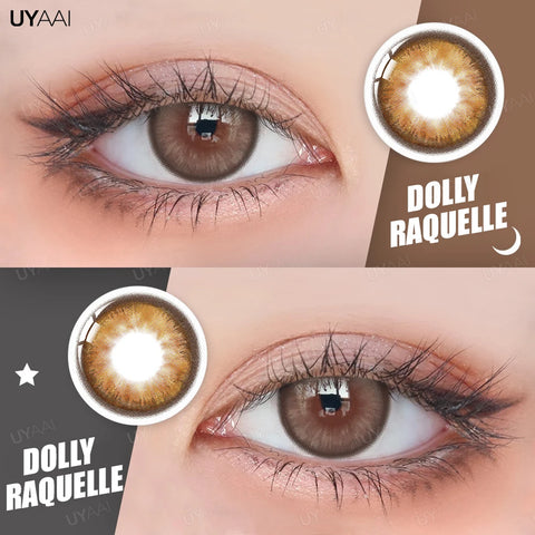 UYAAI Brown Colored Contact Lenses with Degree