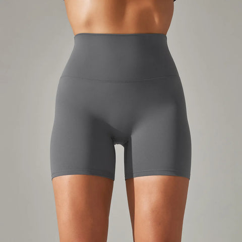 Summer High-Waist Push-Up Yoga Shorts – Fitness, Gym & Bike Shorts for Women