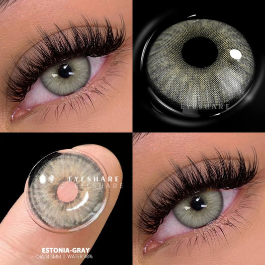 EYESHARE Gray Colored Contact Lenses
