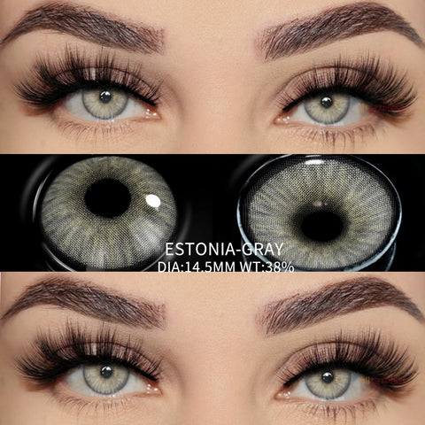 EYESHARE Gray Colored Contact Lenses