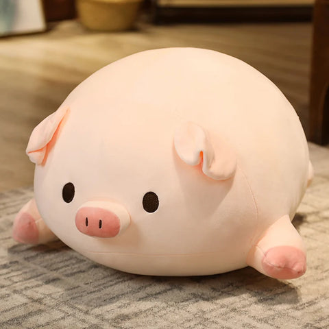 Squish Pig Pluche Kussen - 40/50/60/80cm Zacht Liggend Varken Knuffeldier voor Kindercomfort &amp; Cadeaus