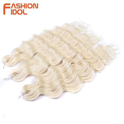 Anna 24 Inch Synthetic Hair Water Wave Braiding Hair Extensions