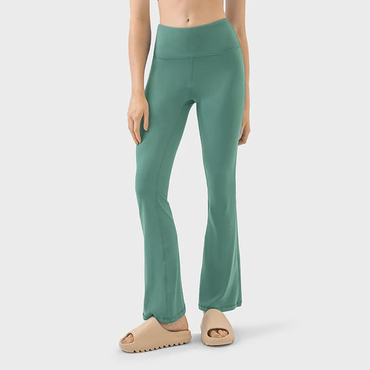 Nepoagym 31" dames flare legging met buikcorrectie