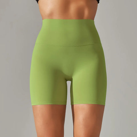 Summer High-Waist Push-Up Yoga Shorts – Fitness, Gym & Bike Shorts for Women