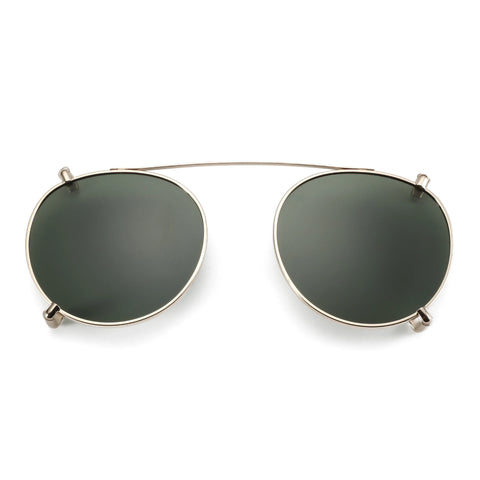 ZENOTTIC Steampunk Clip-On Gepolariseerde Zonnebril – Anti-Blauw Licht Retro UV400 Unisex Bril