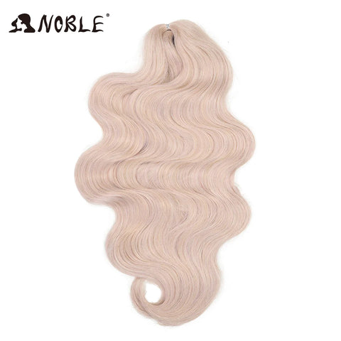 Noble Hair Soft Body Wave Crochet Hair 24Inch 3PCS Synthetic Hair Extensions