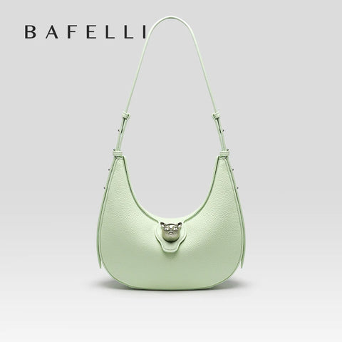 BAFELLI 2025 Women's Luxury Genuine Leather Cat Fashion Handbag