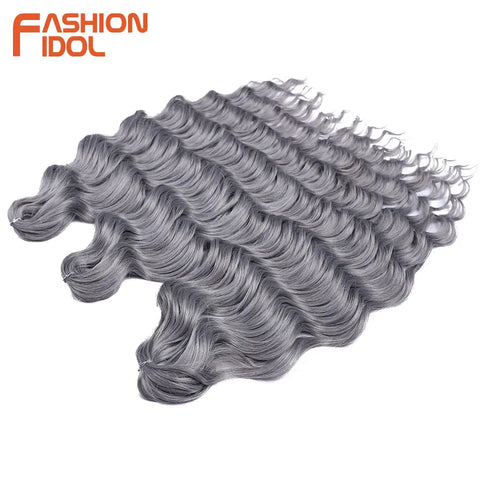 Anna 24 Inch Synthetic Hair Water Wave Braiding Hair Extensions
