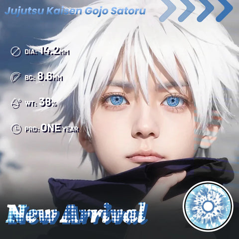 VISUASHOW Rainbow Colored Contact Lenses for Cosplay