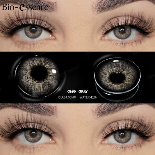 Bio-Essence Colored Contact Lenses - Wolf Gray