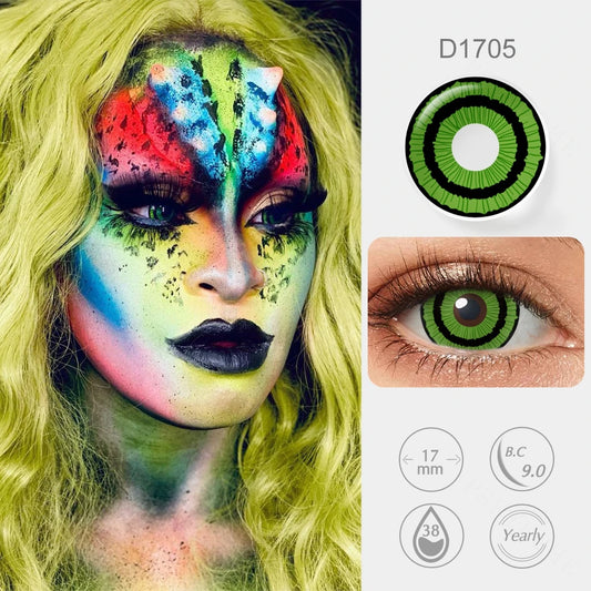 Pseyeche 17MM Mini Sclera Contact Lens for Cosplay