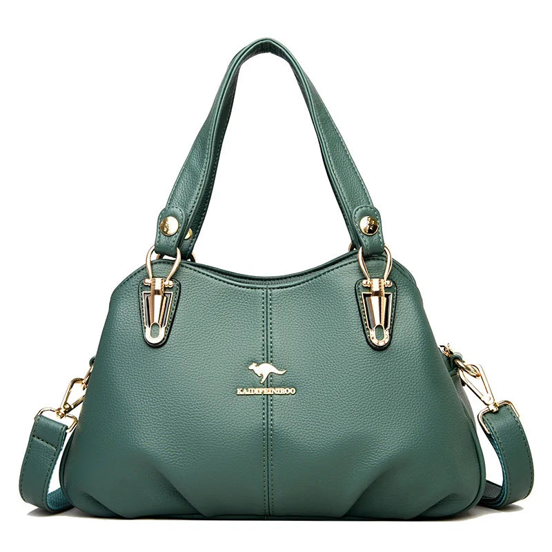 Luxury Retro Leather Crossbody Handbag for Women 2023