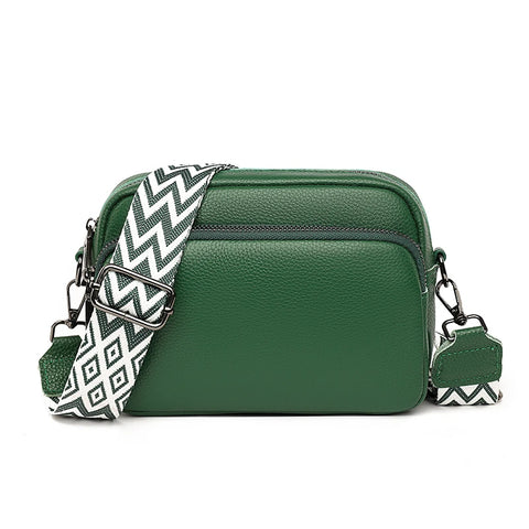 Luxury Soft Cowhide Leather Ladies Messenger Bag