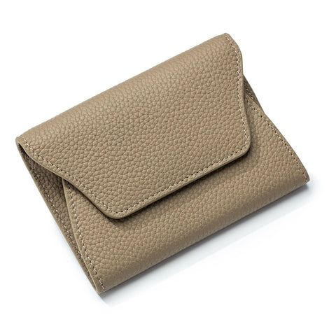Zency Women's Genuine Leather Wallet Case: Elegant Mini Organizer for Cards and Coins