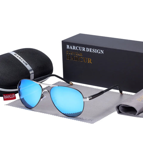 BARCUR Classic Pilot gepolariseerde zonnebril – UV400 unisex pilotenzonnebril