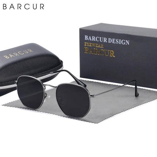 BARCUR Klassieke Vierkante Gepolariseerde Zonnebril – Lichtgewicht UV400 Unisex Bril